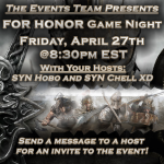 FOR HONOR Game Night April 27th Edit #3.png